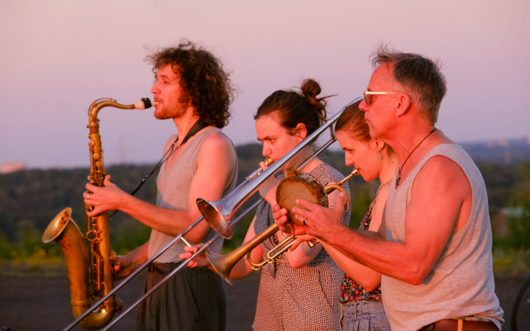 The Dorf auf der Schurenbachhalde am 21. Juni